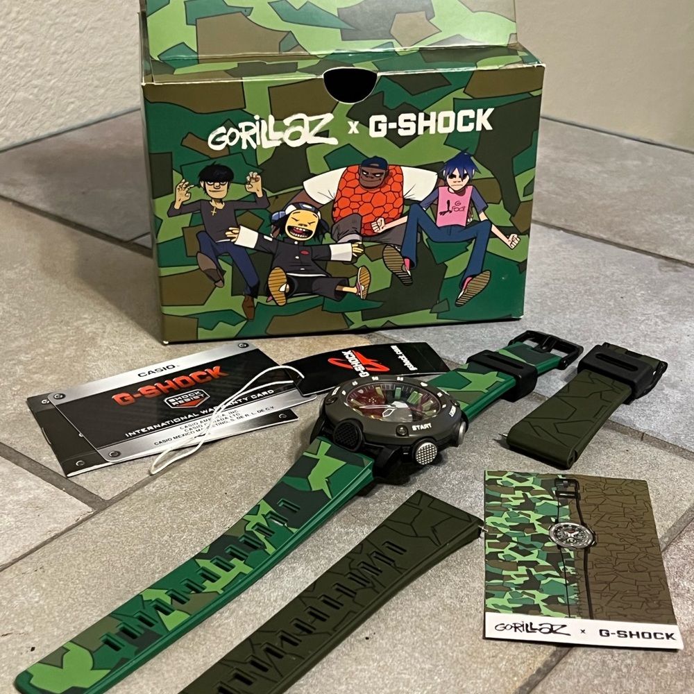 Casio g shock Gorillaz edition RARE
